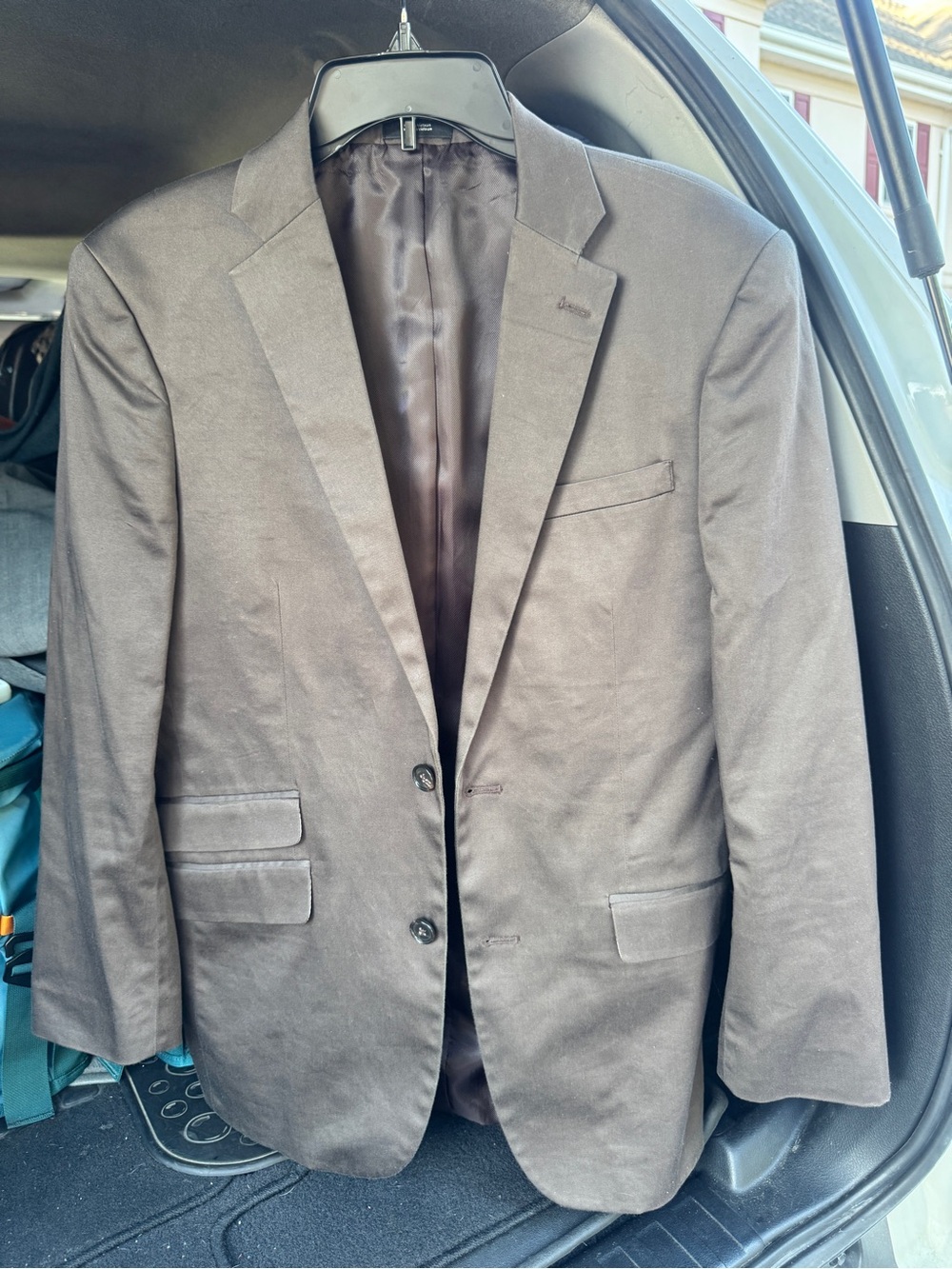 J.Ferrar Brown Sport Coat 38S Slim Fit
